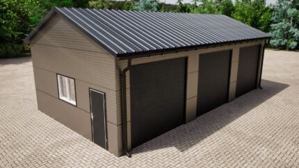 Garžas geriausia kaina, apšiltintas sandwich plokšte 80 m2